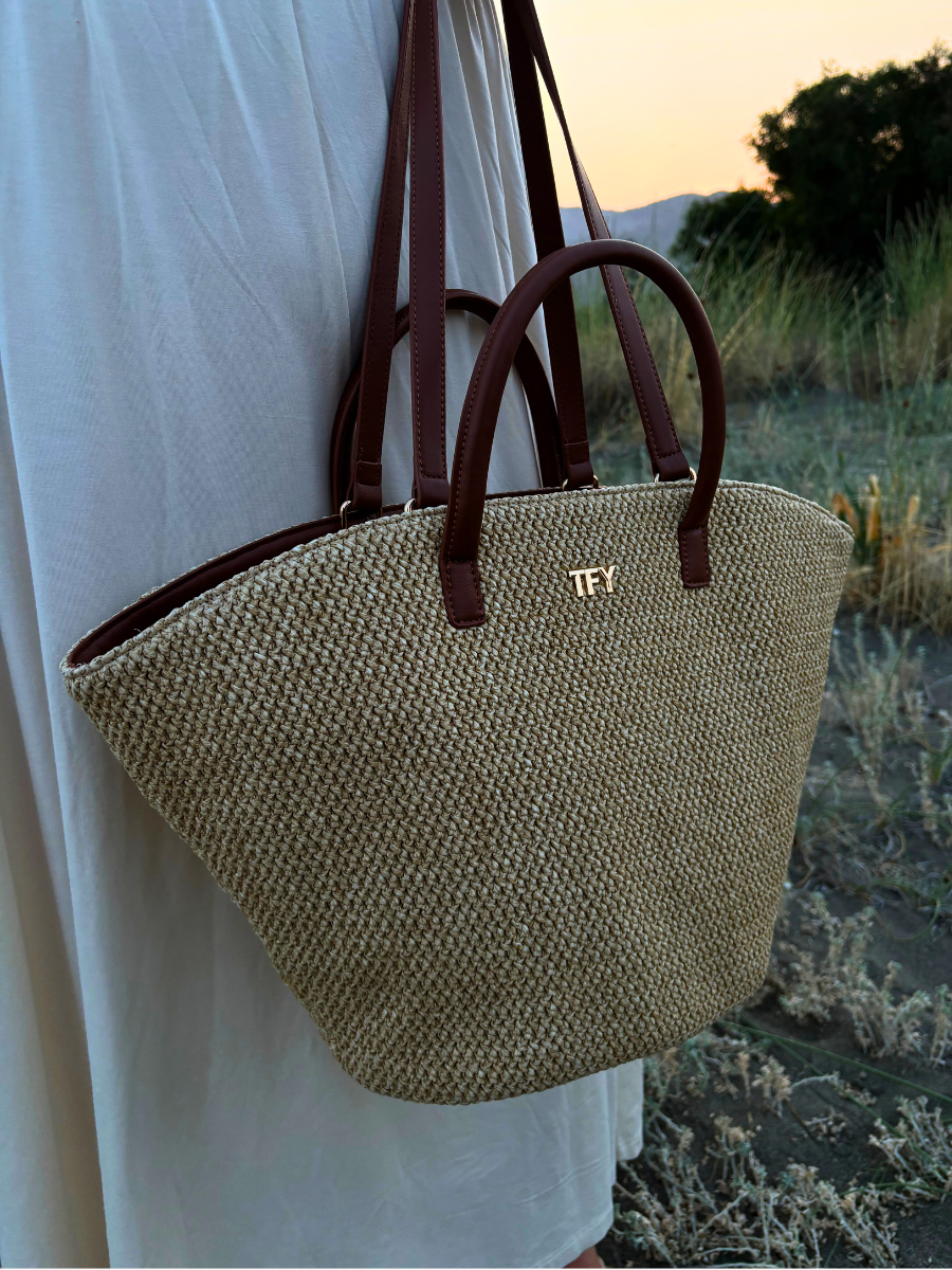 RAFFIA TOTE