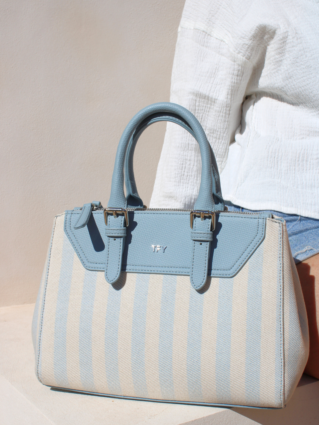 PALMA MIDI STRIPE BAG