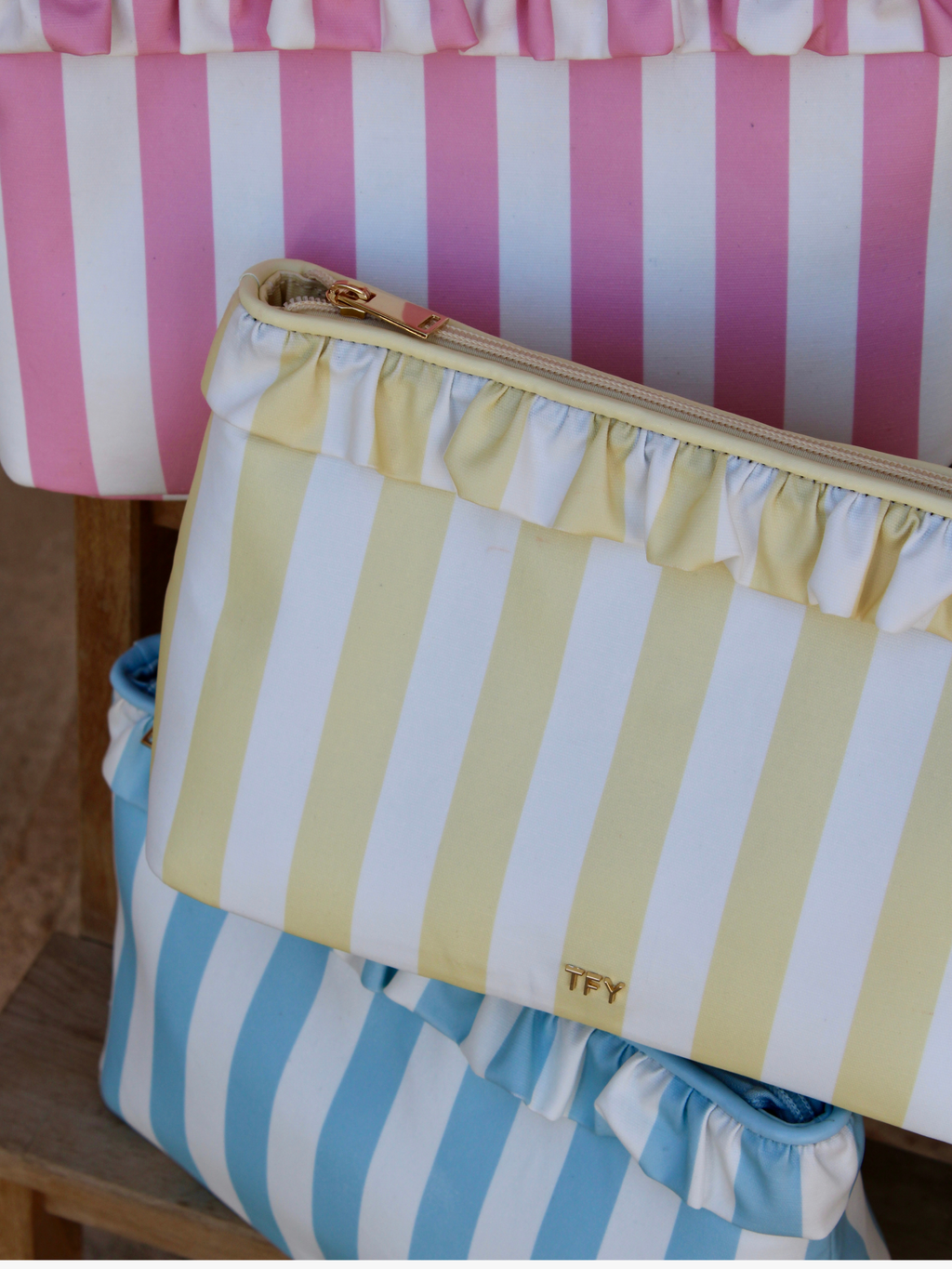 STRIPE MINI POUCH